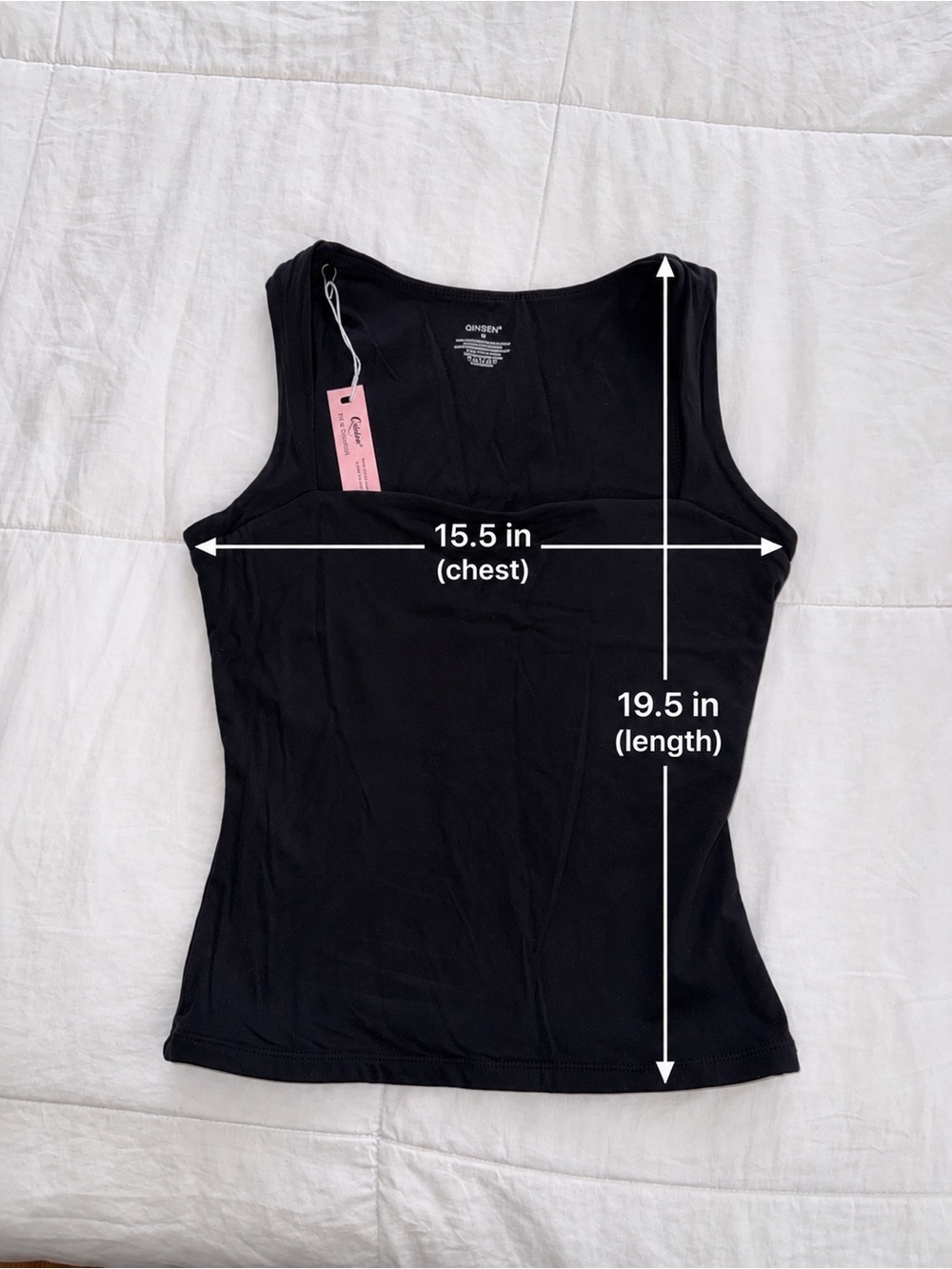 Black Women's Tank Top - Classic Scoop Neck